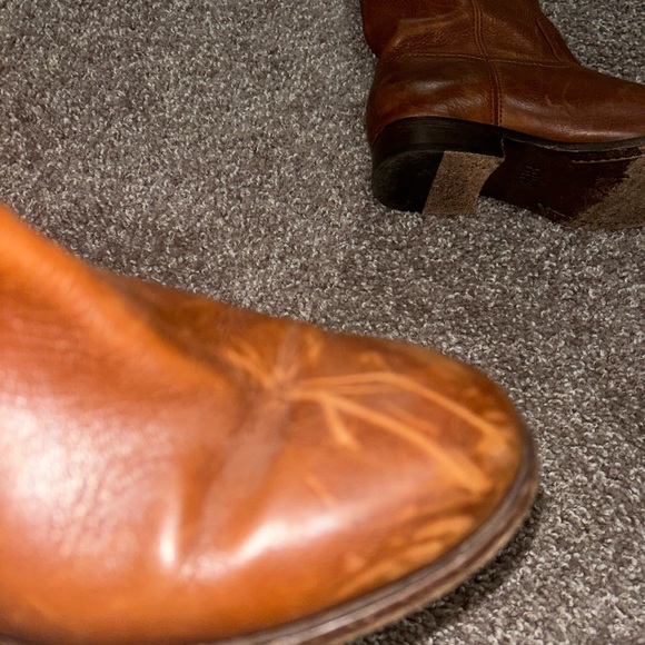 Frye short cognac colored boots - Picture 5 of 7